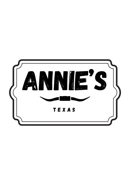 Kubek Annie's Texas – czarny nadruk z bliska